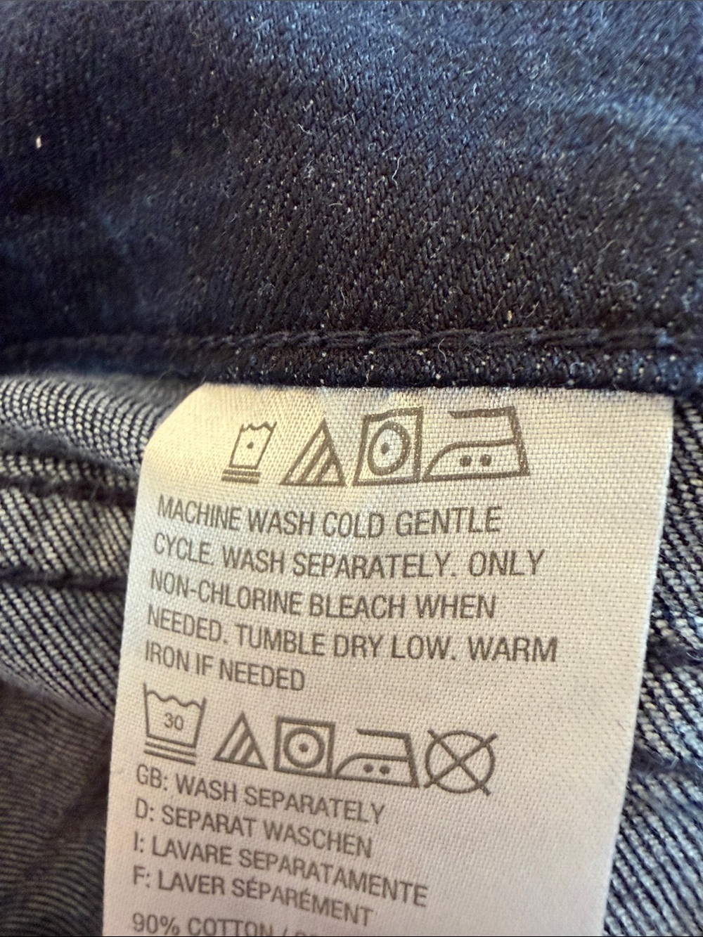 Lisa Rinna Dark Rinse Denim Jeans - Picture 8 of 10
